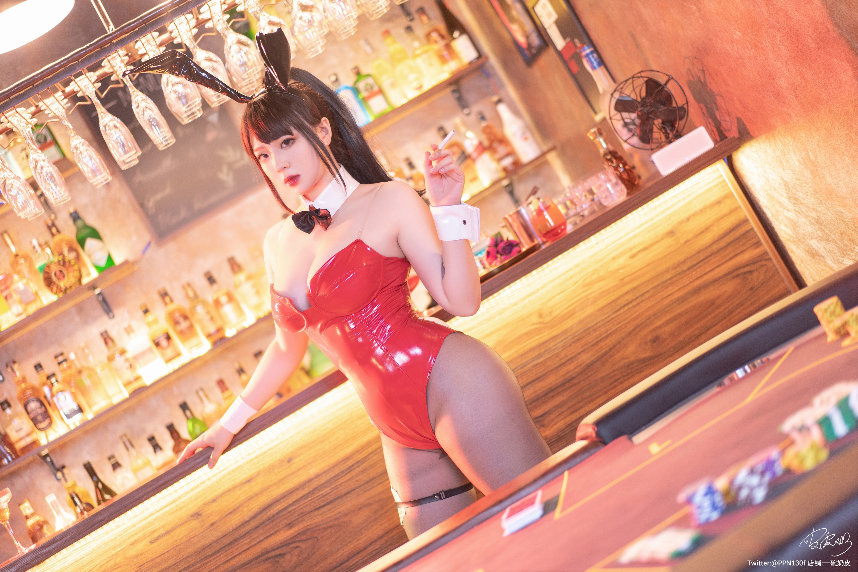图片[1]-皮皮奶可可爱了啦 – NO.030 元旦兔女郎 [47P]-XikXak